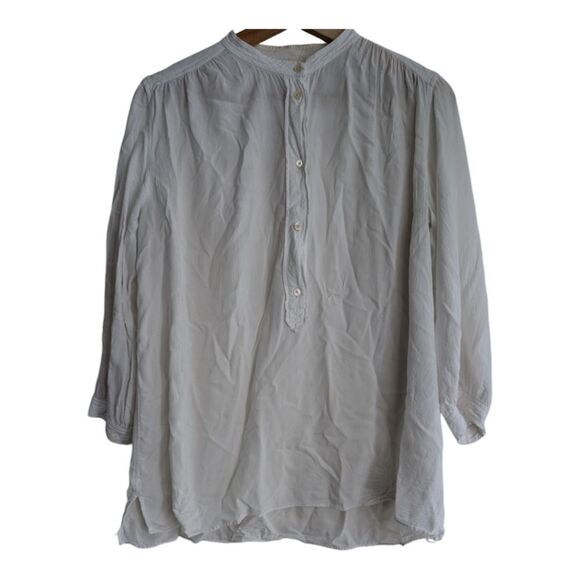 Wilfred Aritzia white 3/4 sleeve peasant boho blouse shirt size xs - Picture 1 of 3